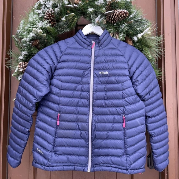 RAB Microlight navy down puffer Jacket size L - Picture 2 of 9